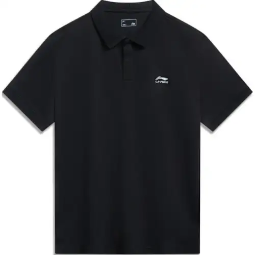 Li Ning Sports Life Collection Polo Shirt Men's Black 2