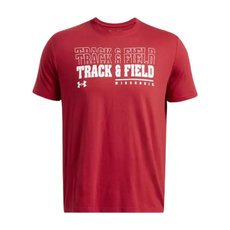 Under Armour Performance CottonCollegiate T Shirt Men's Red