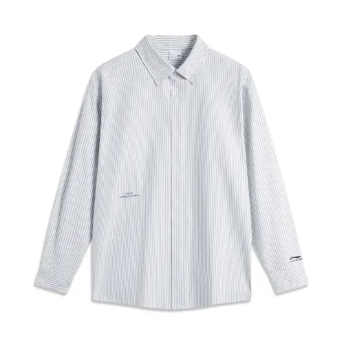Li Ning Sports Life Collection Shirt Unisex Stripes