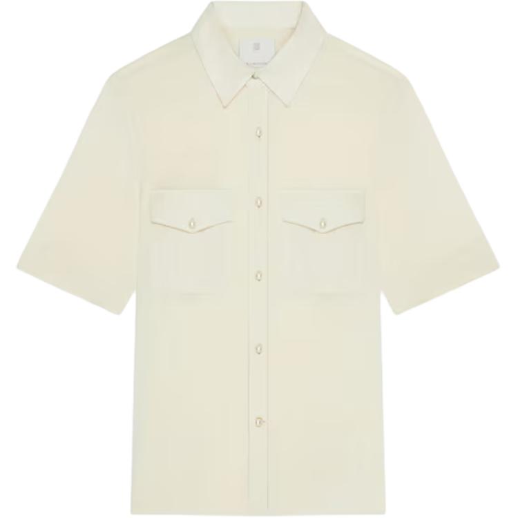 Мужская рубашка Givenchy SS24 (бежевая)