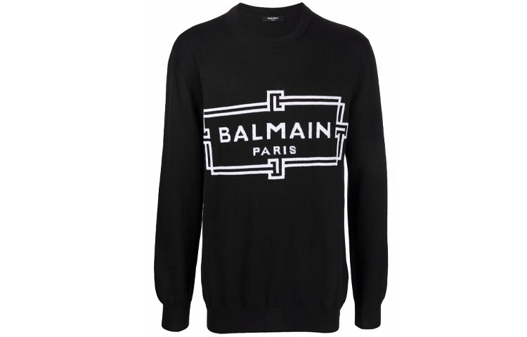 Мужской свитер BALMAIN (черный)
