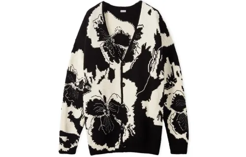 LOEWE FW21 Loose Fit Knitwear Men's Black