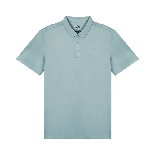 Anta Life Collection Polo Shirt Men's Mist Gray Green