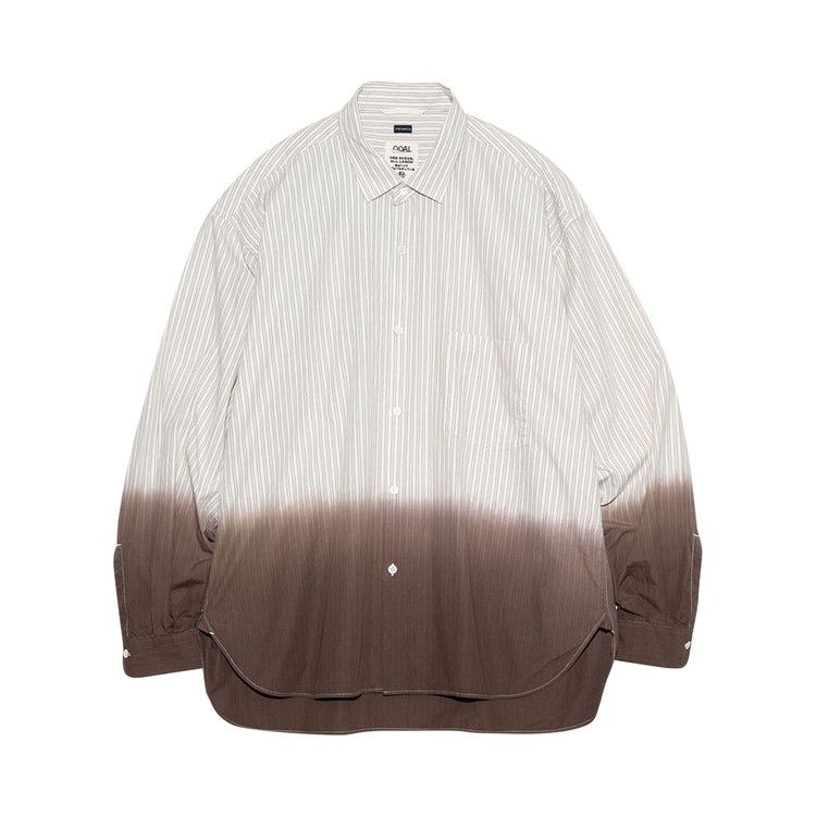 Рубашка nanamica nanamica SS25 (бежевая)