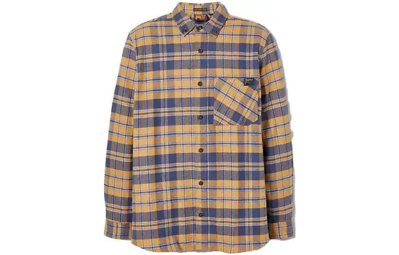 Timberland Shirts Men's Multicolor Lapel Moderate Other