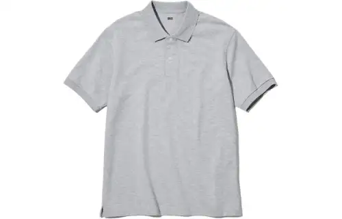 UNIQLO Polo Shirt Unisex Smoke Gray