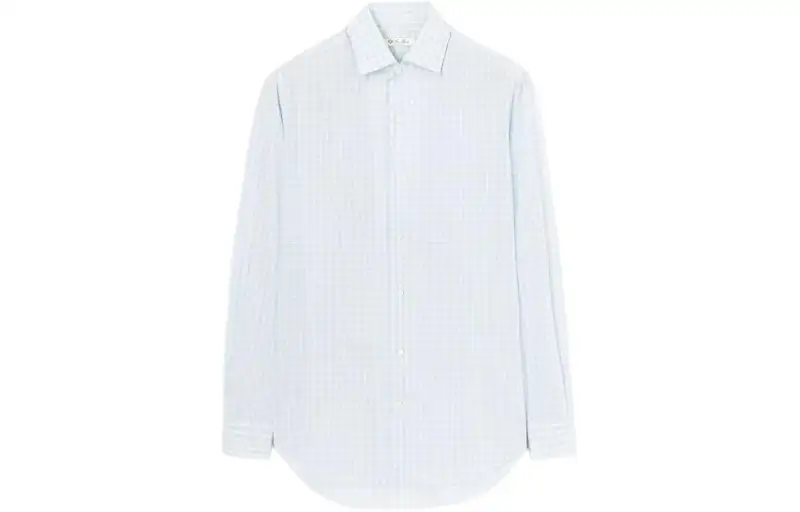 Loro Piana Shirts Men's White Pointed Collar Moderate Other