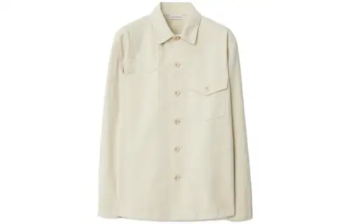 Burberry panelled cotton shirt