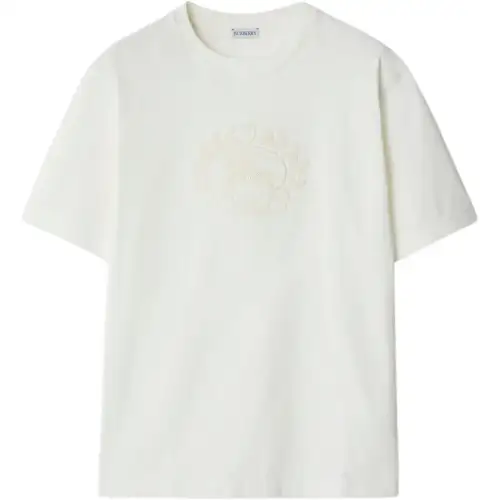Burberry EKD-textured cotton T-shirt