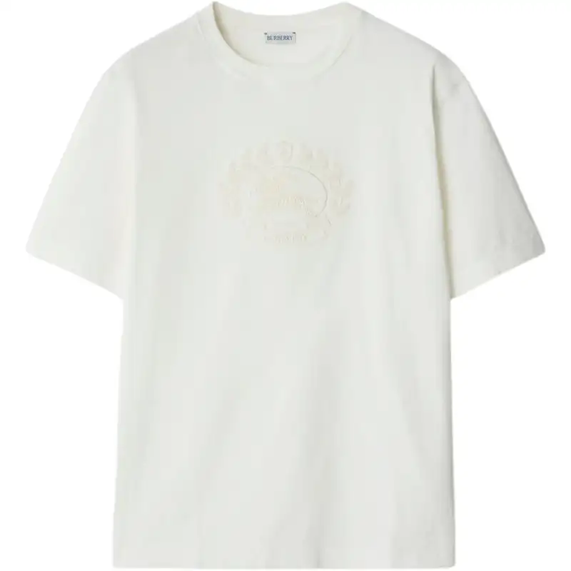 Burberry EKD-textured cotton T-shirt