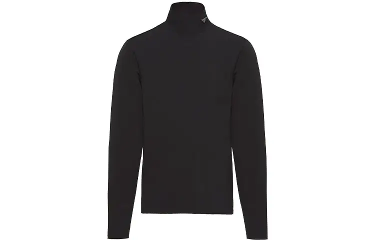 PRADA Sweaters Men's Black Turtleneck Moderate Other