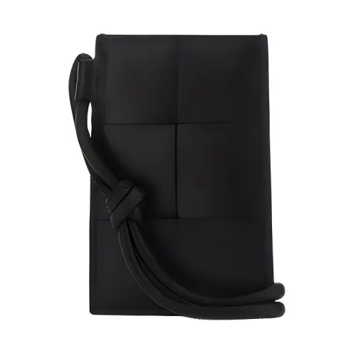 Bottega Veneta Leather Wallet Men's Black