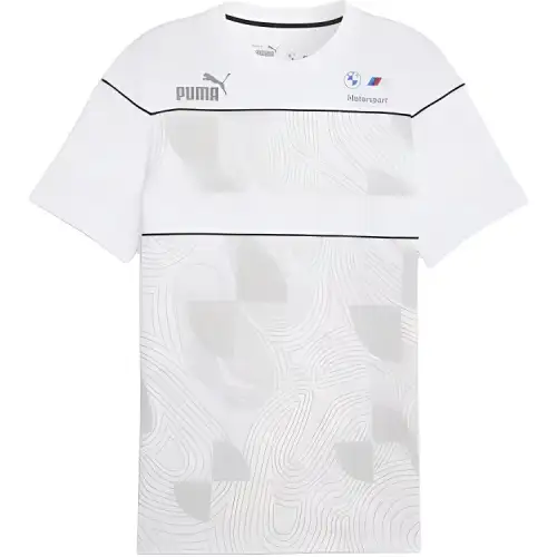 PUMA BMW M Motorsport Regular T Shirt Men's White