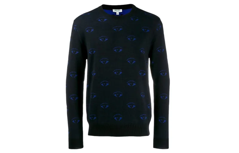 Kenzo eye pattern jumper
