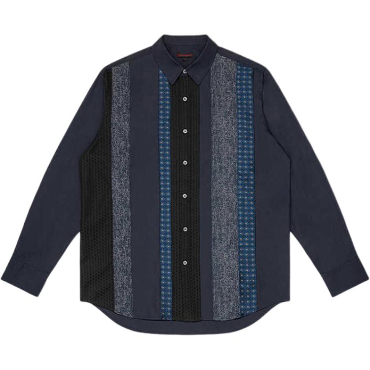 Рубашка CLOT SS25 Drop1 (темно-синяя)