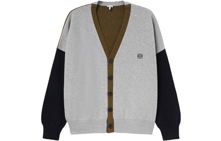 LOEWE FW21 Loose Fit Knitwear Men's Multicolor