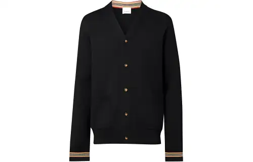 Burberry Slim Fit Knitwear Men's Black