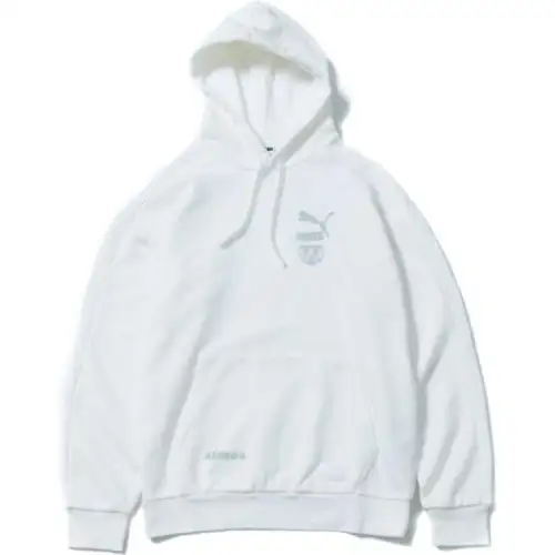 PUMA Sweatshirts Unisex White Hooded Moderate Other