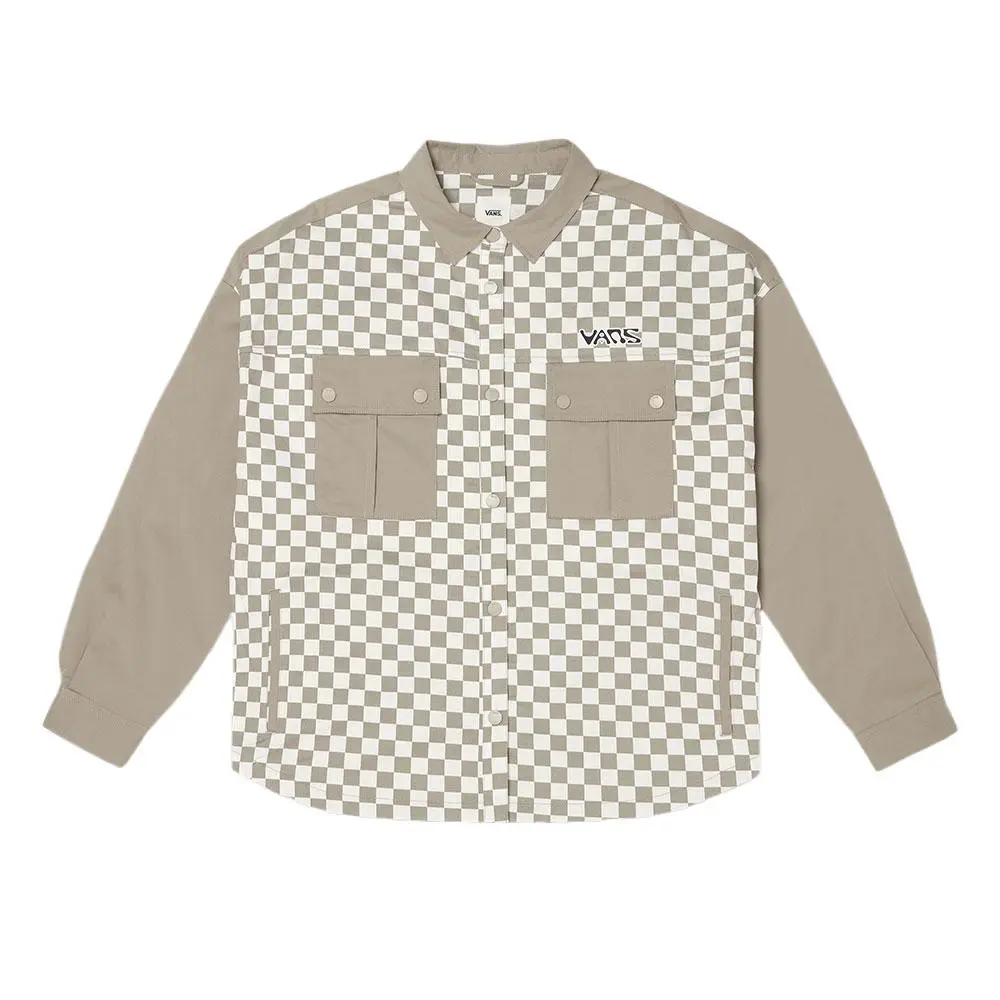 Vans Shirts Unisex Khaki Lapel Moderate