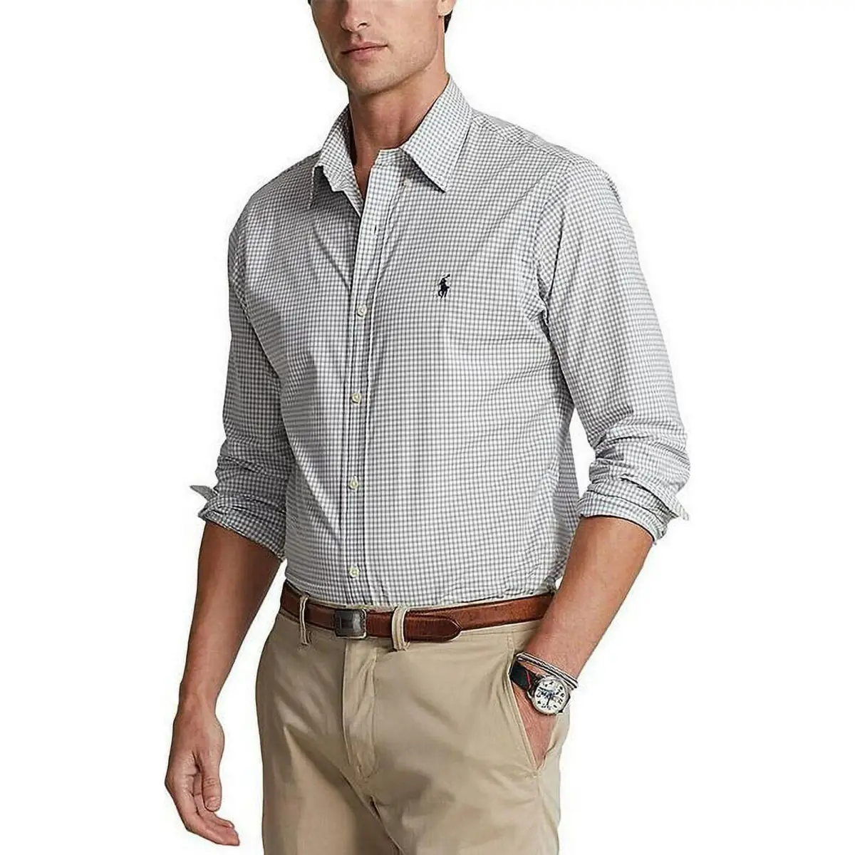 Polo Ralph Lauren SS24 Shirt Men's Gray