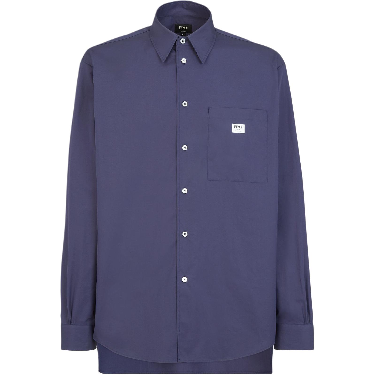 Мужская рубашка Fendi SS24 Shirt (голубая)