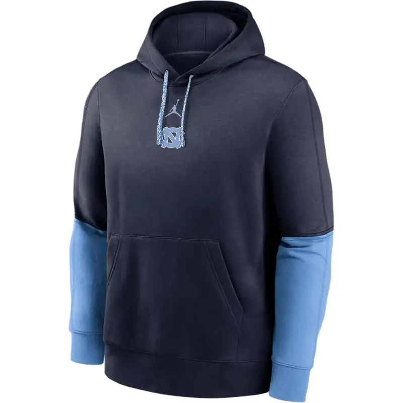 Jordan North Carolina Tar Heels Sideline Team Issue Club Men's Nike College Pullover Hoodie