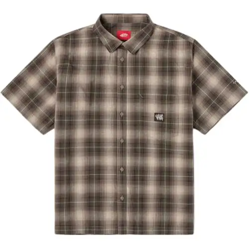 Vans Shirts Men's Walnut Lapel Moderate