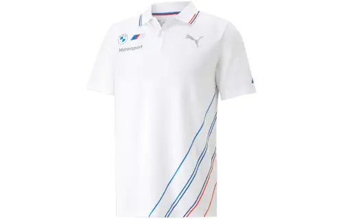 PUMA BMW M Motorsport Team Polo Shirt Men's White