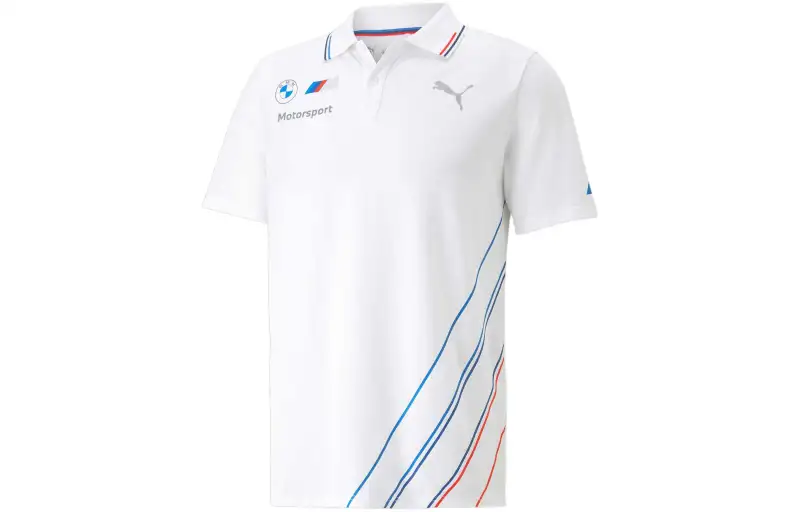 PUMA BMW M Motorsport Team Polo Shirt Men's White