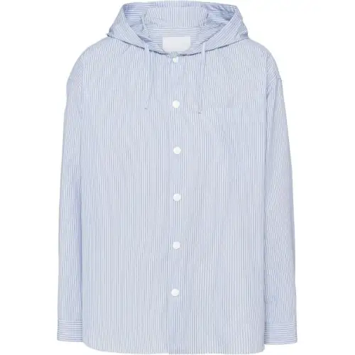 PRADA Shirts Men's Light Blue Moderate