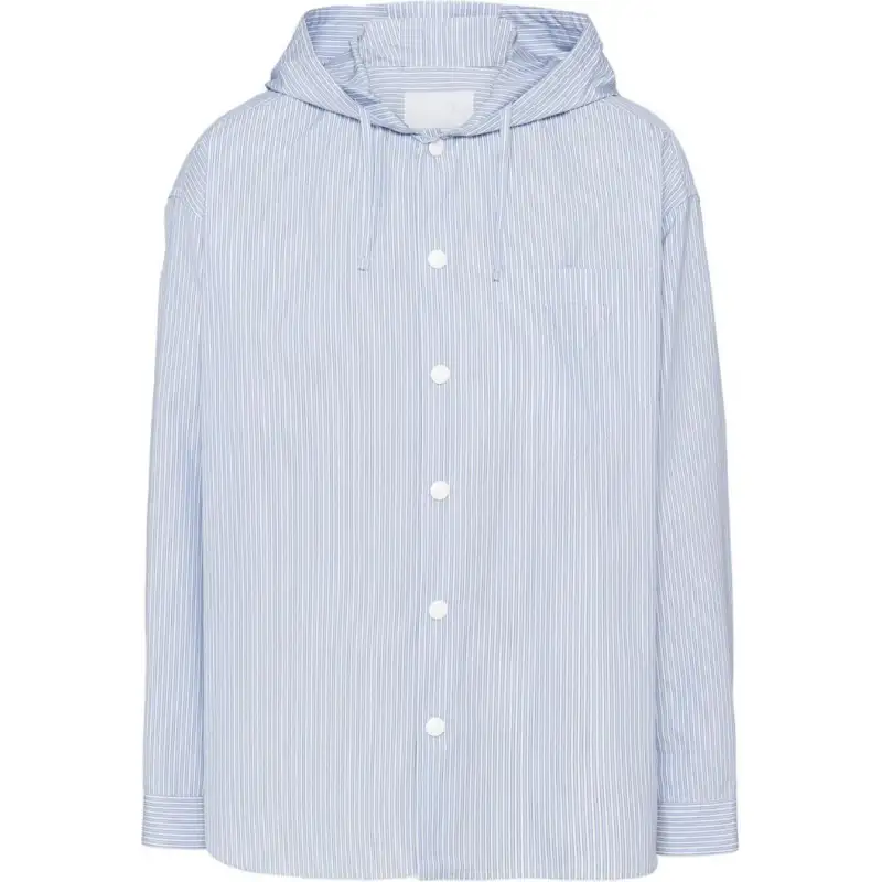 PRADA Shirts Men's Light Blue Moderate