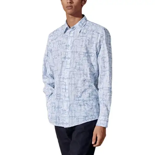 HERMES SS24 Shirt Men's Multicolor