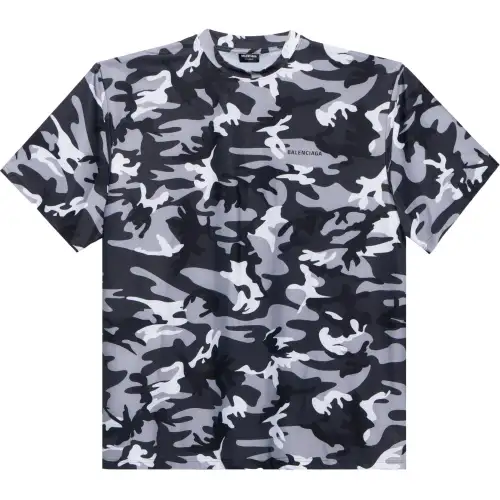 Balenciaga T Shirt Regular Fit Men's Multicolor