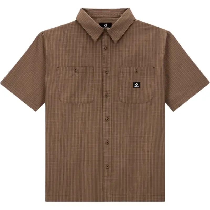Converse Shirts Unisex Brown Lapel Moderate Other