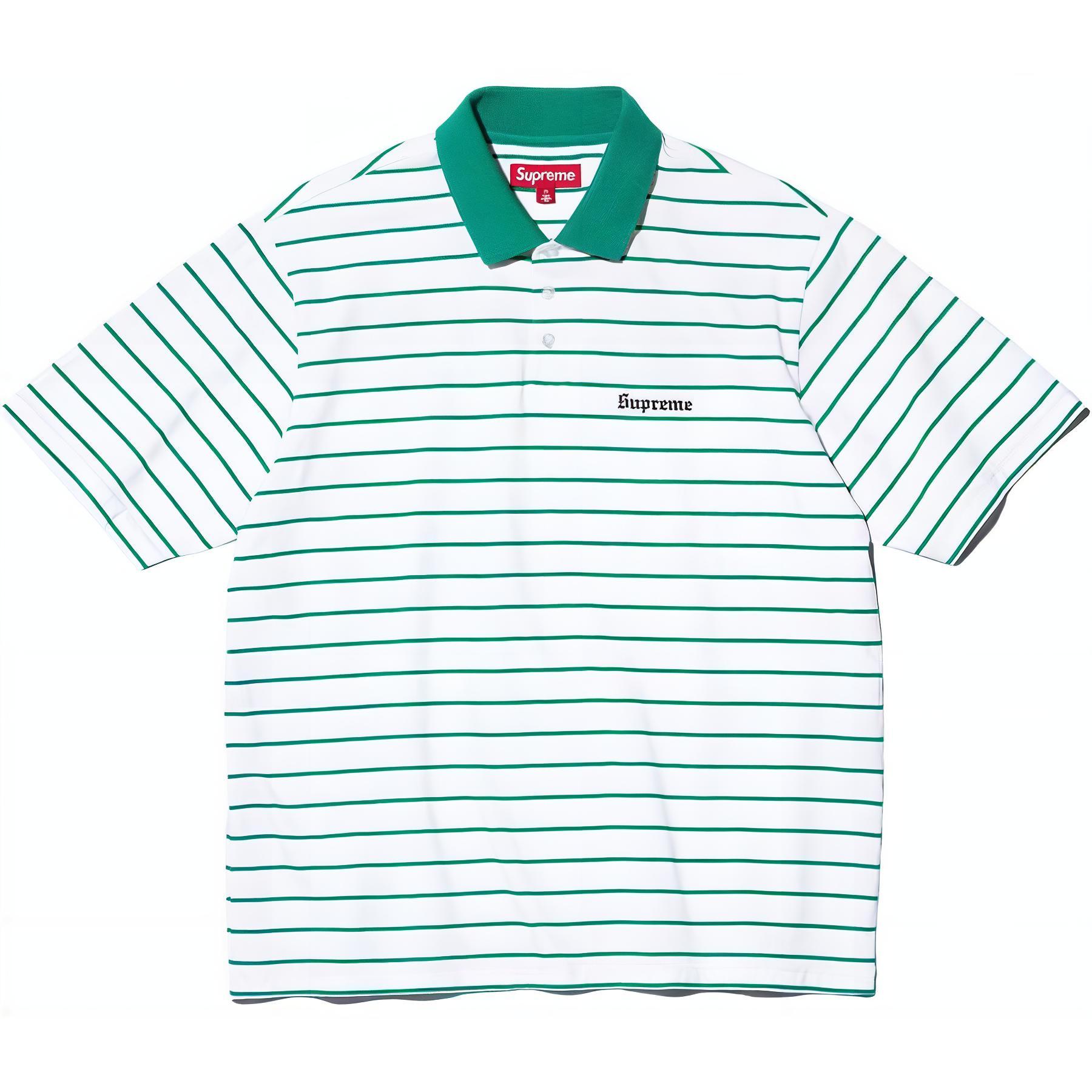 Supreme x Melvins Stripe S/S Polo SUPSS 24221 — купить одежду