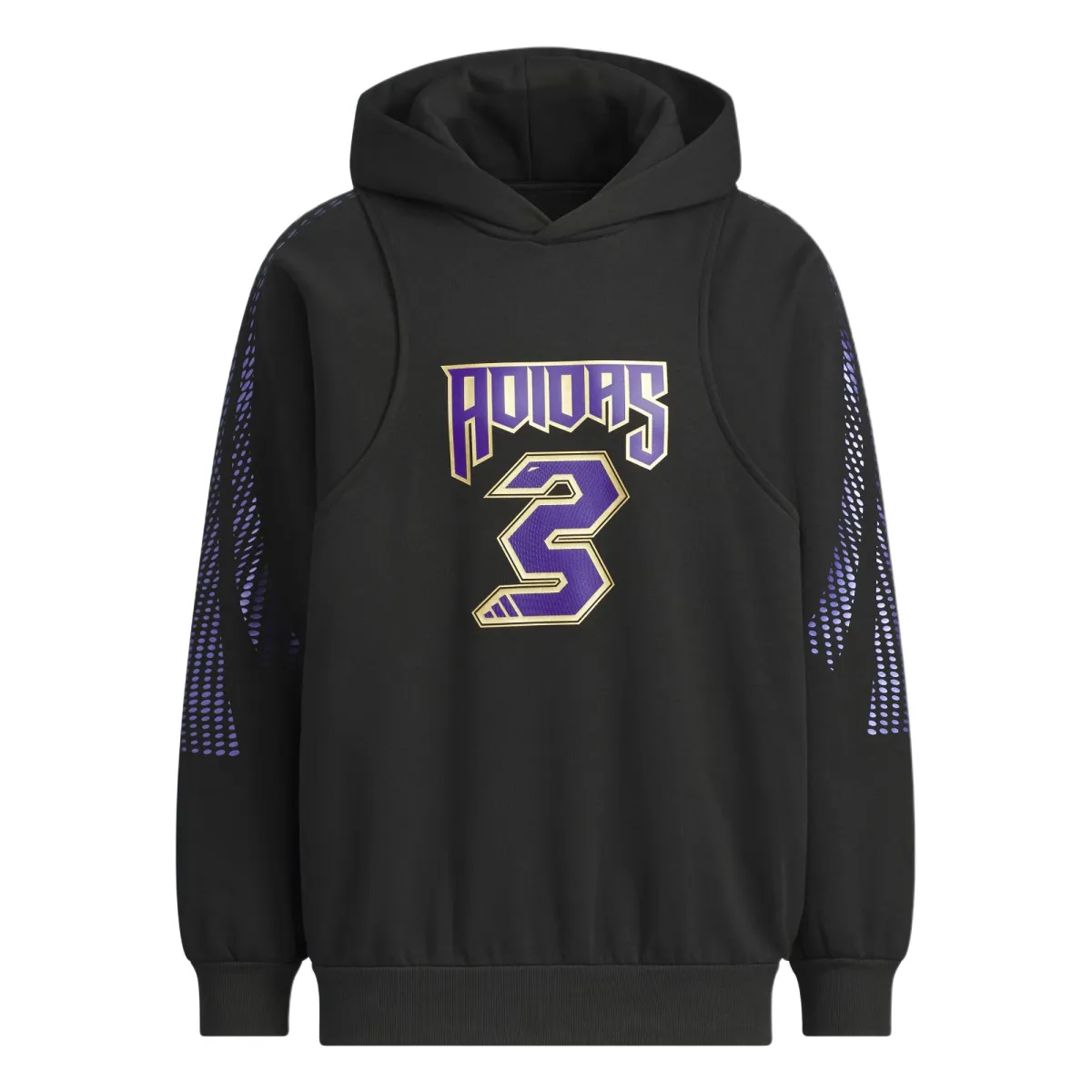 Adidas Sweatshirts Men's Black Hooded Moderate