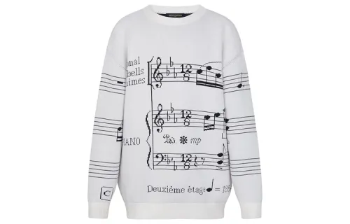 LOUIS VUITTON Sweater Men's White