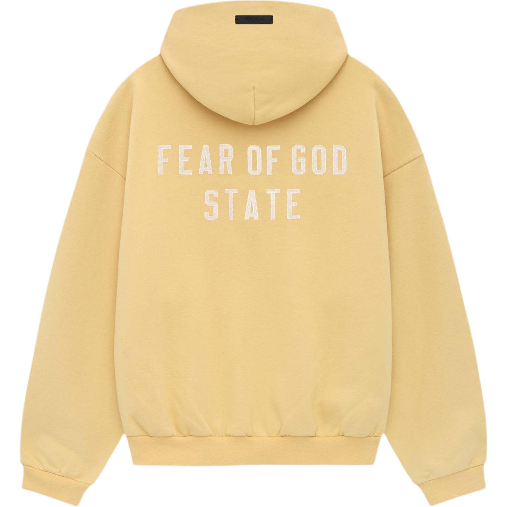 Мужское худи Fear of God Essentials (золотое)
