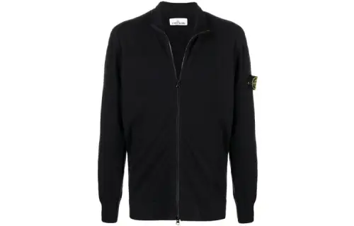 STONE ISLAND Sweaters Men's Black Turtleneck Moderate Other
