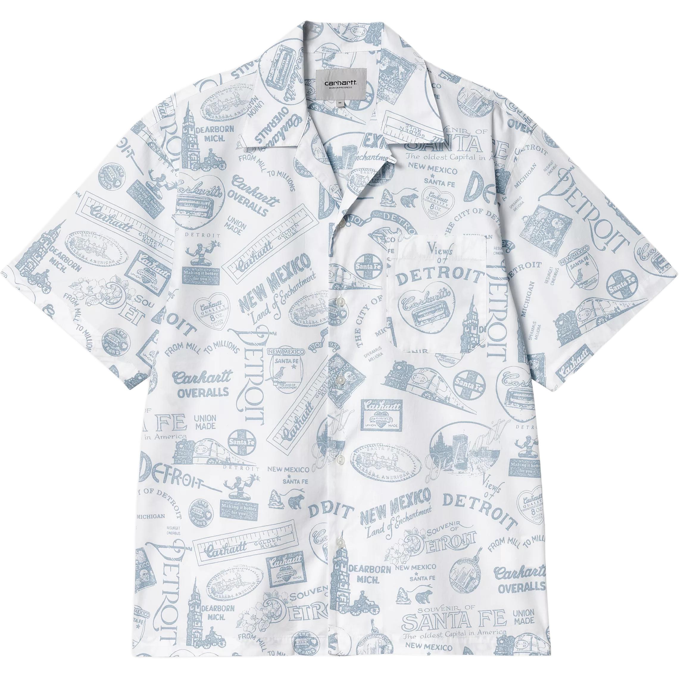 Мужская рубашка Carhartt Carhartt WIP SS25 (белая)