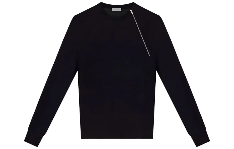 DIOR Quarterly New Products Sweaters Men's Black Crew Neck Moderate Other