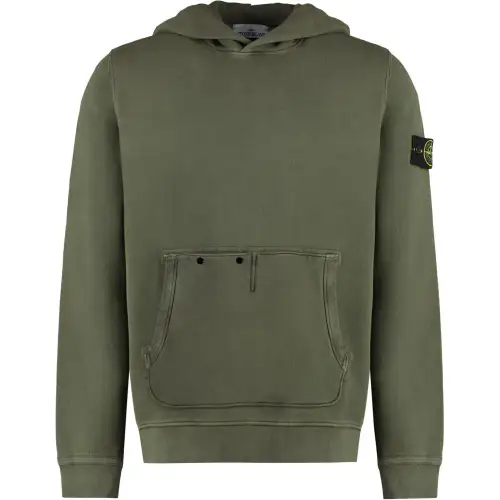 STONE ISLAND Long Sleeved Compass Patch Hoodie