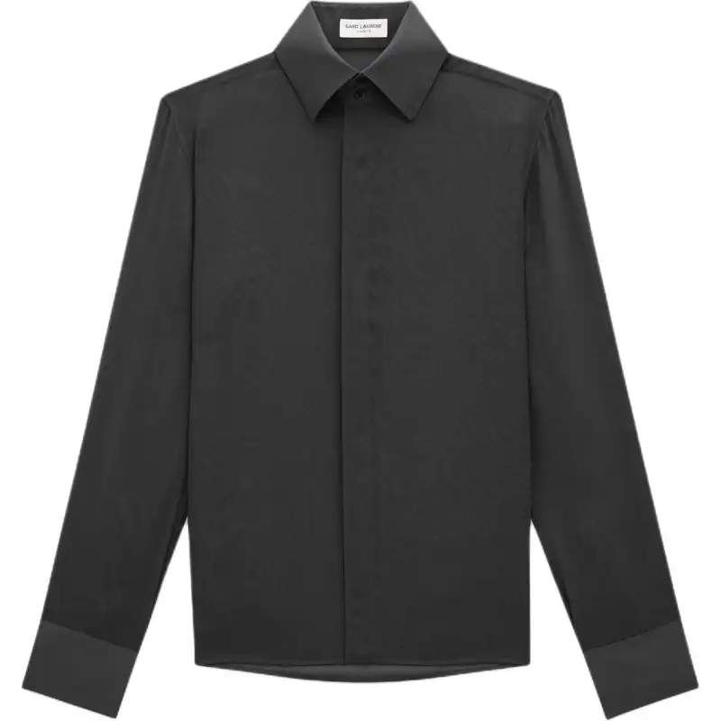 SAINT LAURENT Shirt Men's Black