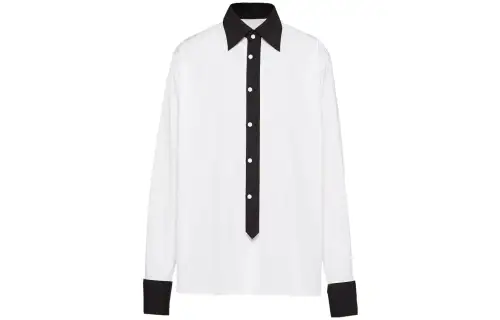 Prada deconstructed cotton shirt