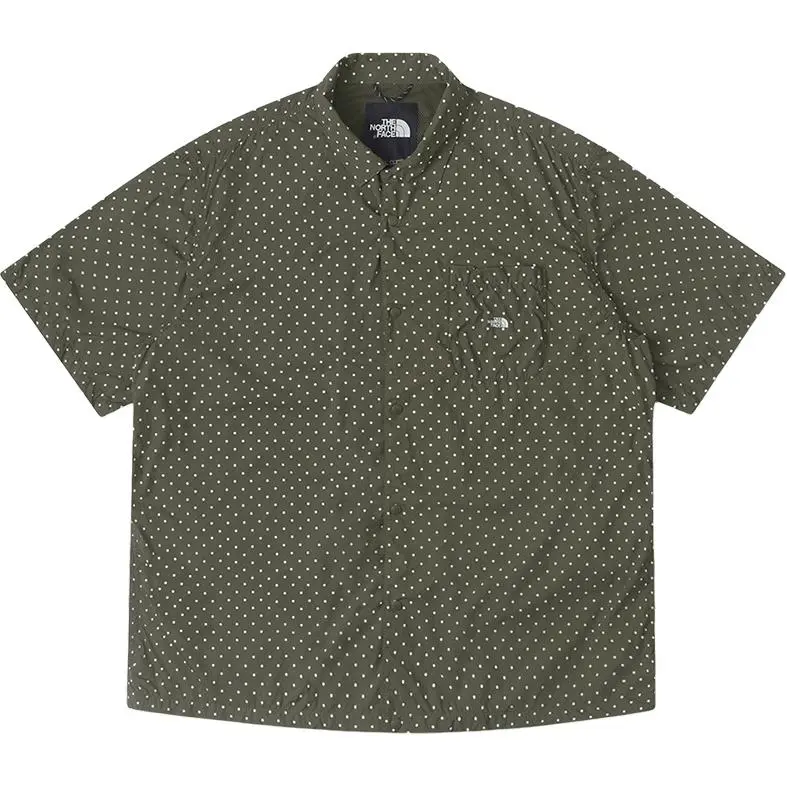 THE NORTH FACE Shirt Men's Gray Brown Green