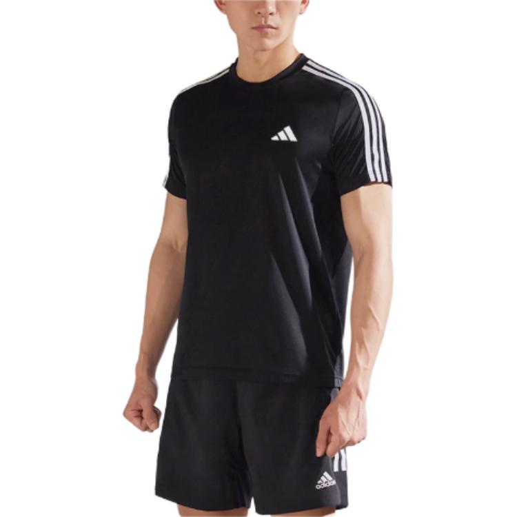 Мужская футболка adidas AEROREADY M 3s T (черная) — фото 1