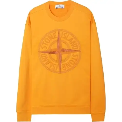 STONE ISLAND Sweatshirt Men's Orange