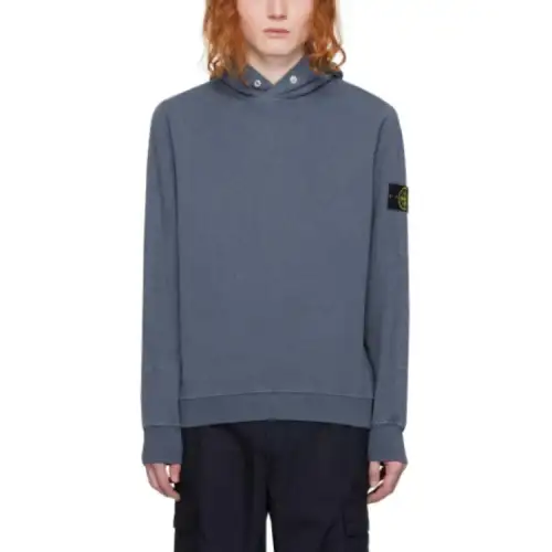 STONE ISLAND Compass-badge Cotton Hoodie