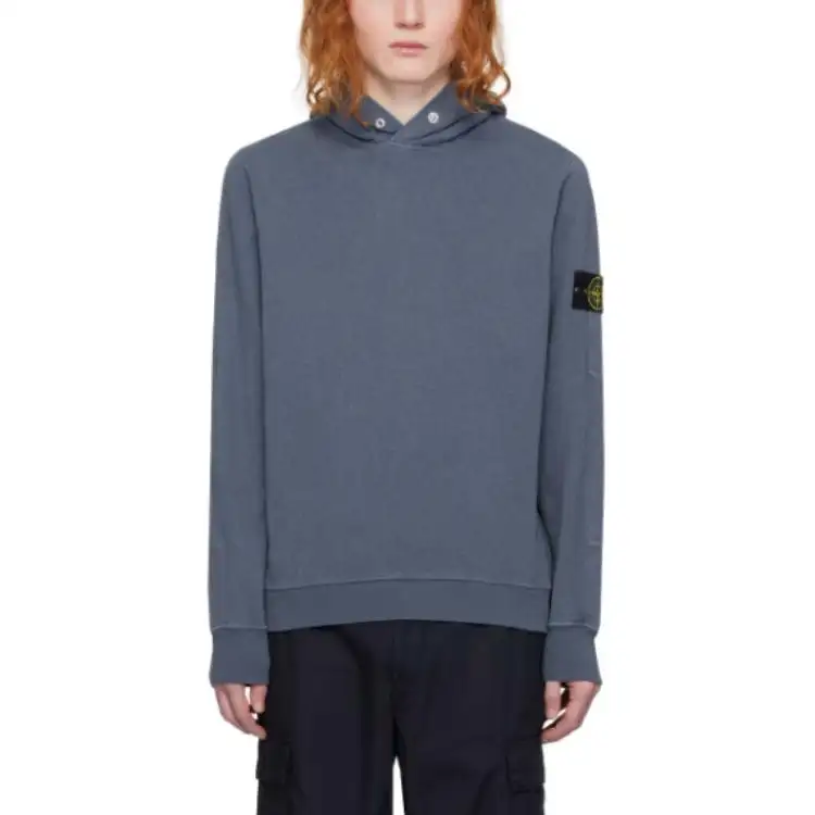 STONE ISLAND Compass-badge Cotton Hoodie
