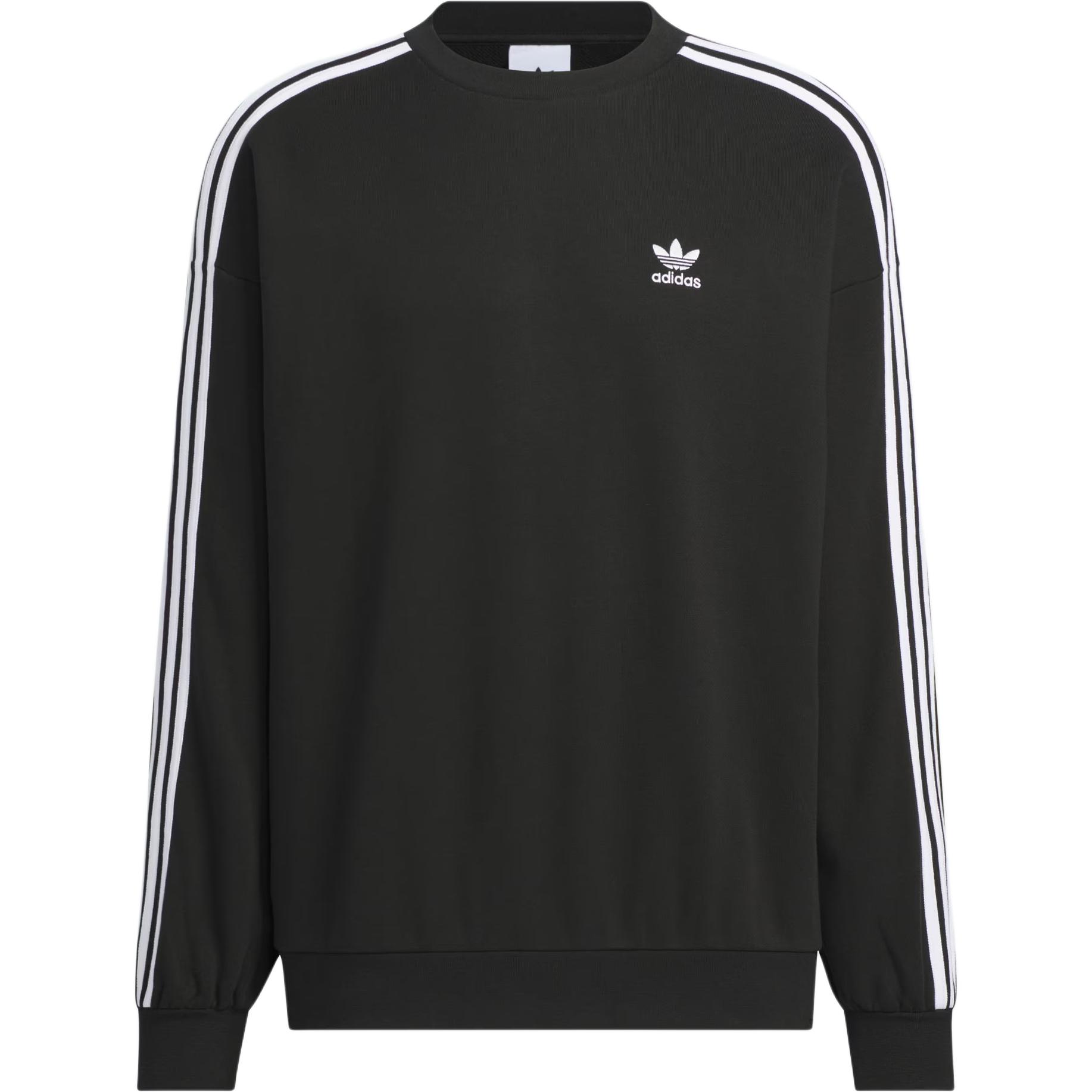 Мужское худи adidas Adicolor Oversize Crew (черное)